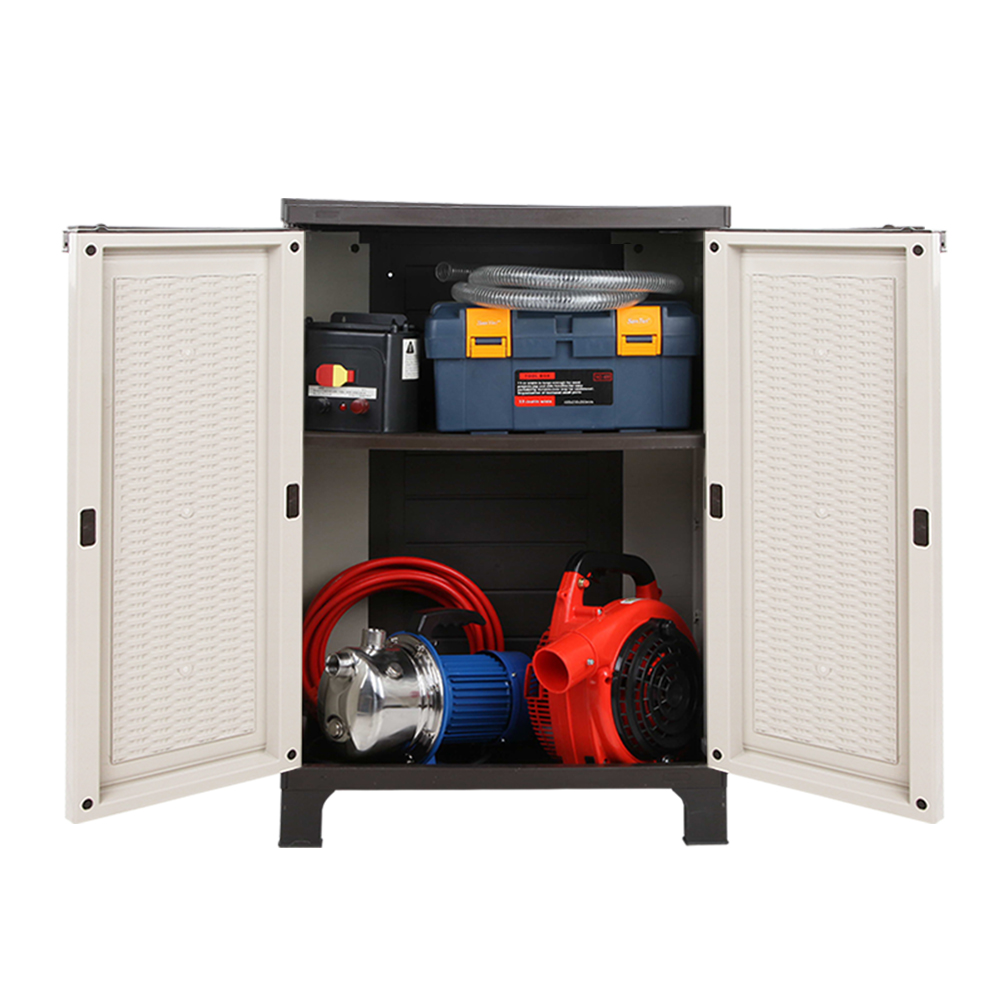 Gardeon Outdoor Storage Cabinet Cupboard Lockable Garage 92cm - Shop ...