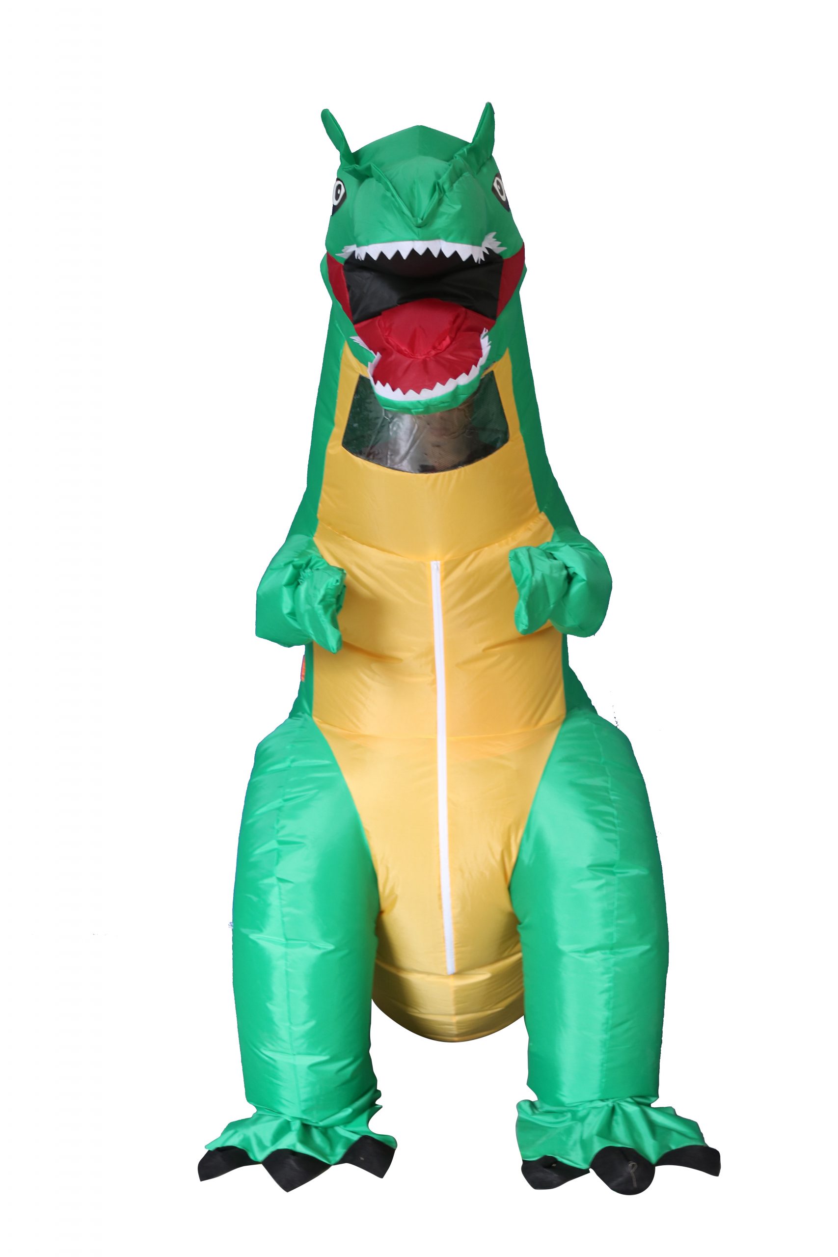 Dinosaur T-Rex Fancy Dress Fan Inflatable Costume Tyrannosaurus Suit ...